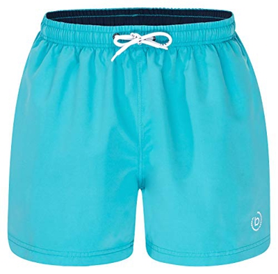 Bugatti® – Bañador moderno para hombre en verde menta, azul marino, naranja, rojo, turquesa o negro Turquesa (interior marino). XXL