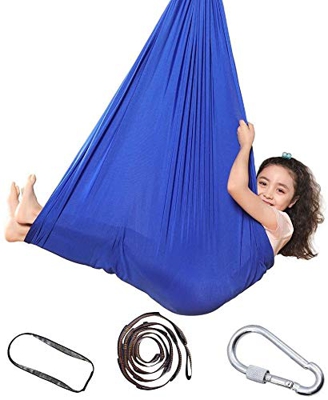 TANGIST Cubierta oscilación Terapia for Niños Niños y Adolescentes, Suave oscilación Hamaca con Necesidades Especiales niños Yoga integración sensoria