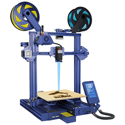 LOTMAXX Impresora 3D Grabado Láser E impresión Bicolor Impresora 3D, Máquina Impresora 3D Preensamblada con Extrusora Doble, Placa Base Silenciosa FDM en oferta