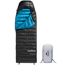 Naturehike Saco de Dormir Plumas 550FP/750FP,910g Ultraligero,Unisex para Adultos,3-4 Estaciones,Impermeable,Compacto,cálido y Ligero en oferta