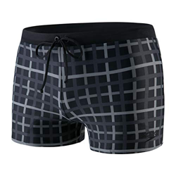 Speedo Valmilton Aquashort Hombre, Hombre, Aquashort, 805658, Negro/Gris Oxido/Carbón USA, 48 precio
