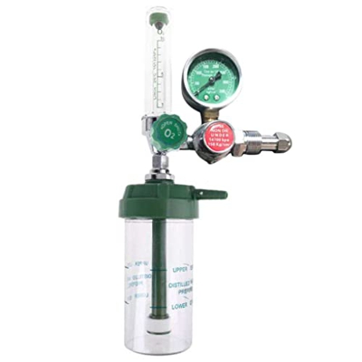 sharprepublic Regulador Del Medidor de Flujo de Oxígeno, Medidor de Flujo Del Regulador de Presión, Medidor de Flujo Del Inhalador Reductor de Presión