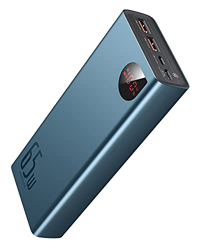 Baseus Power Bank, Cargador Portátil USB C de 65W 20000mAh, Paquete de Batería de Carga Rápida PD3.0 QC4.0 con Pantalla LED para iPhone 12 11 XS Samsu precio