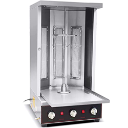 FLBTY Máquina de Kebab Doner giratoria automática, Máquina de Kebab Doner de Gas propano, Máquina de Parrilla de Pollo Shawarma, Máquina de giroscopio en oferta