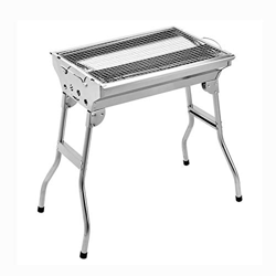 Parrilla de Barbacoa de Carbón Plegable Portátil, Parrilla de Carbón de Acero Inoxidable, Parrilla de Barbacoa Plegable para Acampar Al Aire Libre, Se características