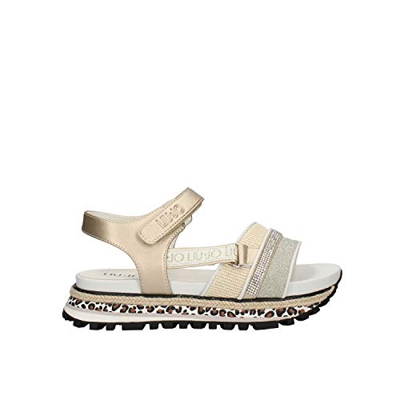 Liu Jo 4A1773EX016 - Sandalias bajas para mujer, (dorado), 40 EU