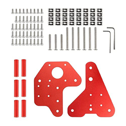 Kit de Doble Eje del Eje XYZ Guía Lineal del Eje XYZ Kit de fijación de Espalda a Placa Compatible con Ender-3 CR-10 Accesorios de Impresora 3D características