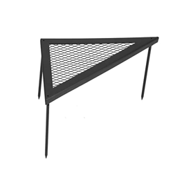 OKAT Parrilla De Barbacoa para Acampar, Conveniente, Resistente, Resistente, Multifuncional, Triangular De Hierro, Parrilla De Red para Barbacoa Al Ai precio
