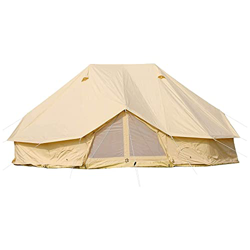 Bell Tent Glamping - Tienda de campaña para 4 personas, para 6 personas, para 8 personas, para 10 personas, para 12 personas, resistente al agua (teep características