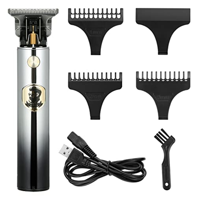 Czemo Cortapelos Eléctrico Profesional Cortadora Maquina Cortar Pelo para Hombres Recargable Cortapelos Cortadora de Barba con Pantalla de Visualizaci