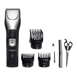 CARRERA Cortapelos clásico, accesorio de 0,5 – 30 mm, batería de ion de litio con opción de carga USB e indicador LED, cuchilla de acero inoxidable en oferta