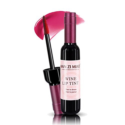 Toamen Labio Impermeable Gloss Matte Velvet LáPiz Labial De Larga DuracióN Botella De Vino CosméTicos (A)