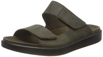 ECCO Flowt, Sandalias deslizantes Hombre, Color Verde, 45 EU