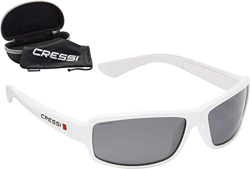 Cressi Ninja Floating - Gafas Flotantes Polarizadas para Deportes con una protección 100% UV Adultos Unisex, Blanco/Lentes Fumé precio