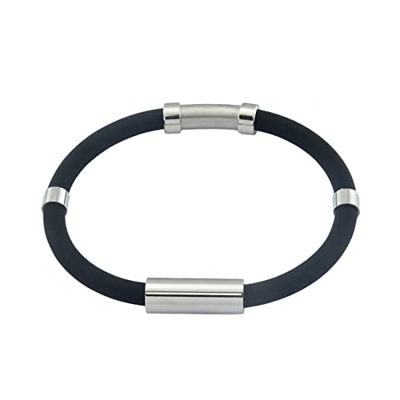 KKPLZZ Pulsera antiestática, Elimina la estática del cuerpo Correa de muñeca,Pulsera deportiva de silicona,Pulsera para el cuidado de la salud,Pulsera