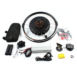 Kit de conversión para bicicleta eléctrica de 20 pulgadas, 36 V/48 V, rueda delantera y trasera, motor de conversión (48 V, 1000 W rueda delantera) en oferta