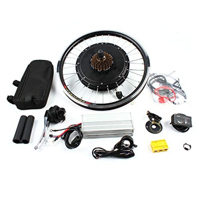 Kit de conversión para bicicleta eléctrica de 20 pulgadas, 36 V/48 V, rueda delantera y trasera, motor de conversión (48 V, 1000 W rueda delantera)