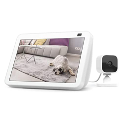 Echo Show 8 (2.ª gen, 2021), Blanco + Blink Mini Cámara, compatible con Alexa características