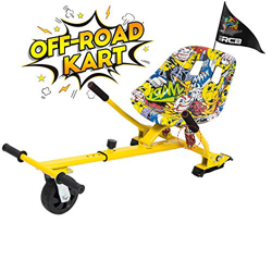 GeekMe Hoverkart, Hoverboard Asiento, Off-Road Hoverkart, Hoverkart con absorción de Impactos, Hoverkart se Adapta a Hoverboard de 6.5.8.5.10 Pulgadas en oferta