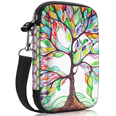 Fintie Funda para HP Sprocket Select/HP Sprocket Plus, Fujifilm Instax Mini Link Impresora Fotográfica - Bolsa Dura Antichoque con Bolsillo Interno, Á