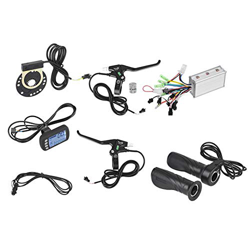 Fafeims 36V/48V 250W/350W Panel LCD Controlador de Motor sin escobillas con Sensor de Acelerador de Freno para Bicicleta eléctrica(36V/48V 250W/350W) precio
