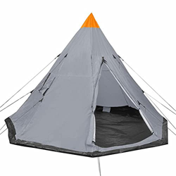Tidyard Tienda de campaña para 4 Personas Gris Tiendas de Campaña Familiares, Tienda de Campaña Instantánea Impermeable a Prueba de Lluvia Refugio del precio