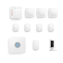 Kit de 10 piezas Ring Alarm de Amazon (2.ª generación) con Ring Indoor Cam | Sistema de seguridad para el hogar con vigilancia asistida opcional, sin  precio