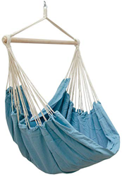 AMANKA Hamaca XXL para Toda la Familia | Asiento suspendido 190x140cm | 100% algodón | Hamaca para el jardín Peso máximo soportado 150 kg | Color Azul precio