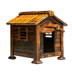 ZYBCRR Casa de Perros de Madera for Perros afuera Resistente a la Intemperie, Madera Interior al Aire Libre doméstico doméstico doméstico doméstico do precio