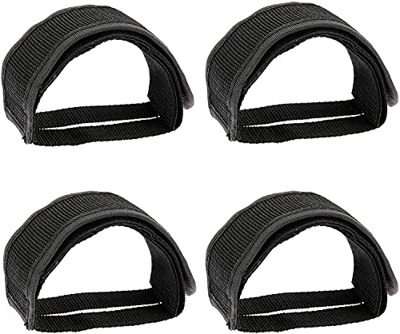 4 Piezas Correas de Pedal de Bicicleta, Toe Clips Straps Cinta Correas de Velcro， para Girar Bicicleta de Ejercicio Bicicleta de hogar o Gimnasio Cicl