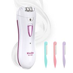 Depiladora Mujer, Depiladora Facial Mujer con Luz LED, Depiladora Electrica Mujer Recargable Sin Cable, Depiladora Aptas para Axilas, Piernas y Bikini en oferta