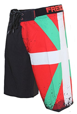 FREEGUN - Boardshort Homme- Pays Basque - Medium, Multicolore
