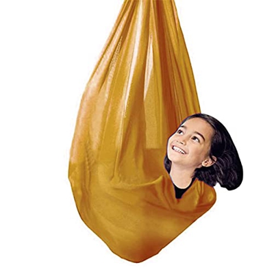 GUOYUN Terapia Interior Swing For Niños con Necesidades Especiales Lycra Snuggle Swing Abrazo Hamaca For Autismo Niño con Necesidades Especiales (Colo