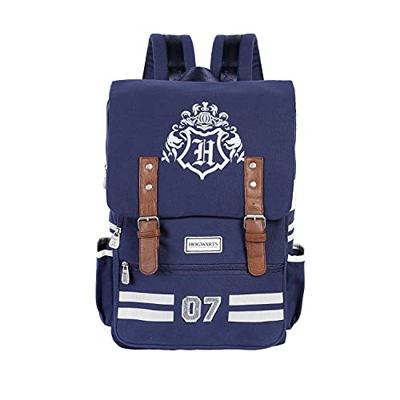 KARACTERMANIA Harry Potter Academy-Mochila Oxford, Azul Oscuro