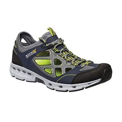Regatta Samaris Crosstrek, Sandal Hombre, Navy/LmePnch, 42 EU