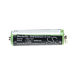 vhbw Batería recargable compatible con Moser ChroMini 1591, 1591B, 1591Q afeitadora, cortadora de pelo (2000 mAh, 1,2 V, NiMH) precio