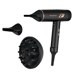 Rowenta Ultimate Experience Maestria CV9920 - Secador de pelo de 2000 W de potente motor, boquilla concentradora de aire y difusor, 3 velocidades y 3  en oferta