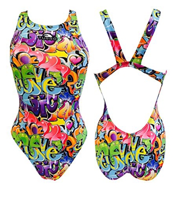 Turbo Power Graffitti 2016 Bragas de Bikini, Jaune, X-Large para Mujer