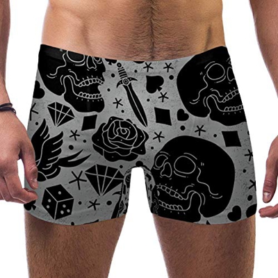 LORVIES - Bañador tipo bóxer para hombre, de secado rápido, talla S multicolor M