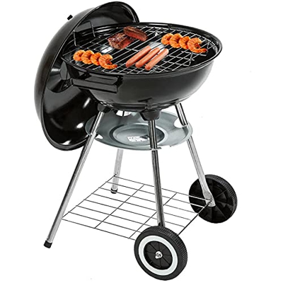 Barbacoa de carbón vegetal con tapa XXL