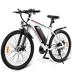 SAMEBIKE Ebike Bicicleta de Montaña de 26 Pulgadas, Bicicleta de Montaña Eléctrica para Adultos 36V 10AH, Bicicletas Eléctricas Hombres Mujeres I Shim características
