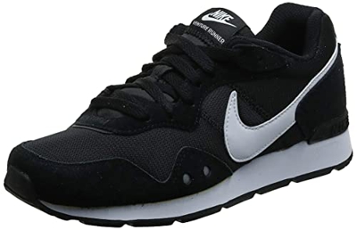 Nike Venture Runner Suede, Zapatillas para Correr Hombre, Black White Black, 46 EU