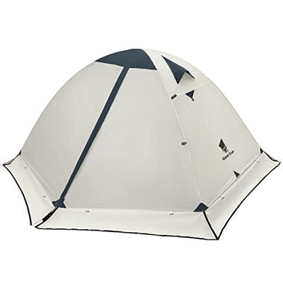 GEERTOP Tienda de campaña para 2 Personas, 4 Estaciones Impermeable Doble Capa Tienda de Camping para Caza, Senderismo, Escalada, Viajes, fácil config