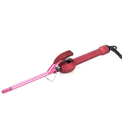 Rizador de pelo, rizador ultrafino de 9 mm, rizador de pelo antipermanente, con pantalla LCD, 6 configuraciones de temperatura ajustables, para cabell