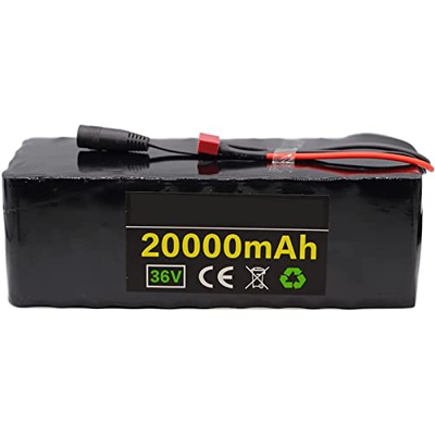 FREEDOH Batería Bicicleta Eléctrica 36V 20Ah Batería Iones Litio para Bicicleta Eléctrica Apta para Bicicleta Eléctrica De 200W 250W 350W 500W 750W Tr