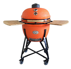 YNNI KAMADO TQ0C21OR Parrilla grande de 21 pulgadas, naranja con chipfeeder, barbacoa, cerámica, huevo, ahumador, TQ0C21OR precio