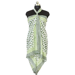 iinfinize - Traje de baño de algodón Indio para la Playa Pareo Envolvente Alrededor del Cuerpo, Bufanda para Mujer, Bufandas, Vestido liviano, Vestido características