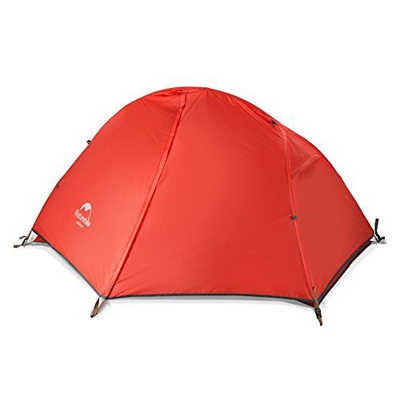Naturehike Spider 1 Tienda de Campaña Individual, Adultos Unisex, 210T Rojo, 1 Persona