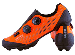 LUCK Excalibur Zapatillas Ciclismo MTB | Naranja Flúor | Suela de Carbono SHD | Doble Cierre Rotativo ATOP | Puntera Trasera de Refuerzo, Hombre Mujer precio