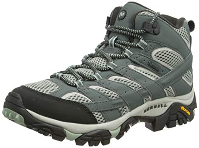 Merrell MOAB 2 Mid GTX, Botas de Senderismo Mujer, Verde Laurel, 42 EU